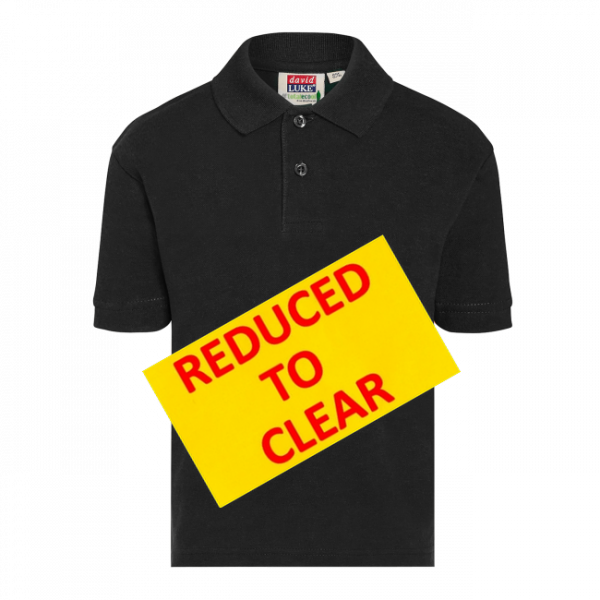 BLACK Polo Shirt TO CLEAR