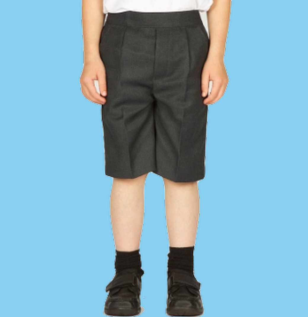 Boys In School Shorts