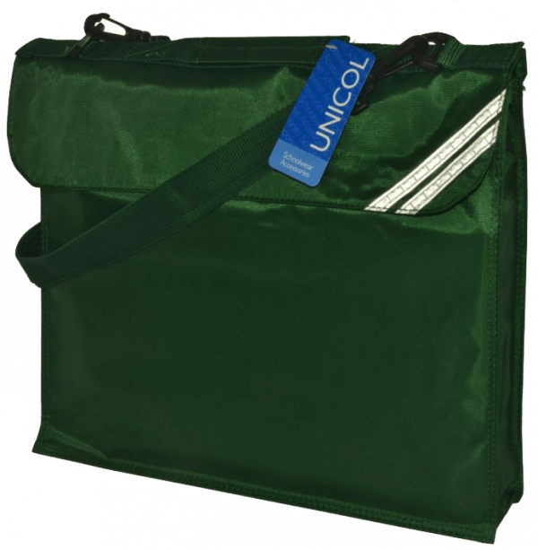 Primary School Deluxe Bookbag - Bottle Green