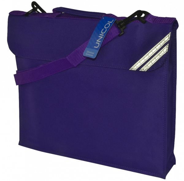 Plain Purple School Bookbag
