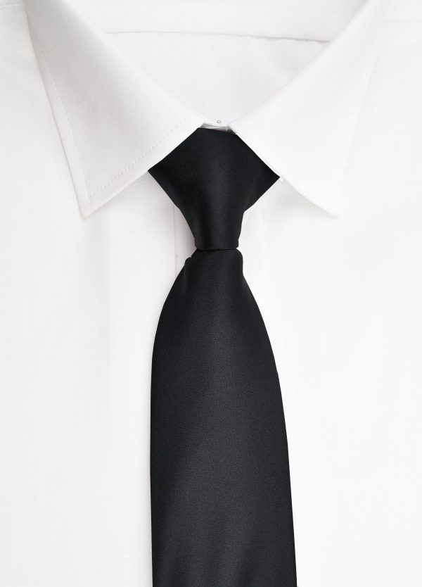 24 x Plain Black Ties – Security, Advertising, Corporate