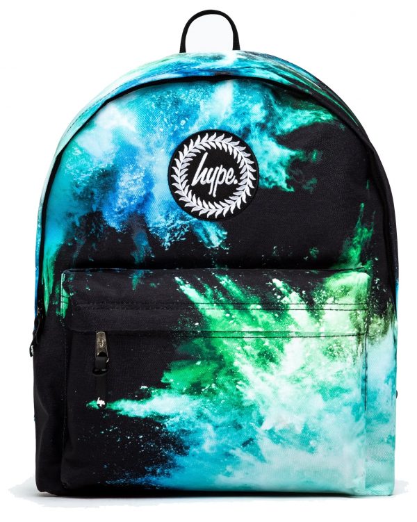 HYPE BLUE & GREEN CHALK DUST BACKPACK Victoria 2 Schoolwear