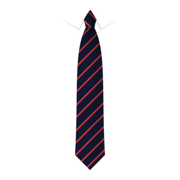 24 x Navy & Red Thin Stripe Ties - Schools, Commercial, Fancy Dress, Hen & Stag Do