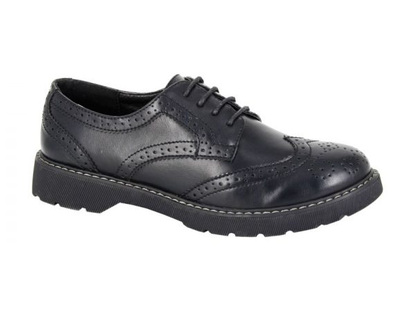 Brogue Lace Up School Shoes
