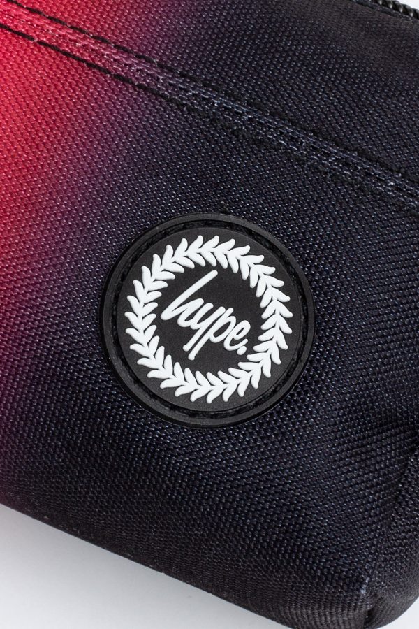 HYPE BLACK PINK FADE CREST PENCIL CASE - Image 2