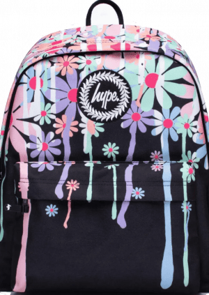 HYPE BLACK DAISY DRIP BACKPACK