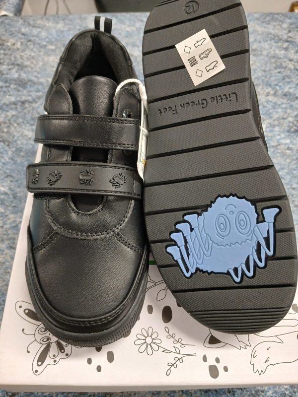 Junior Boys Velcro School Shoes - Image 3