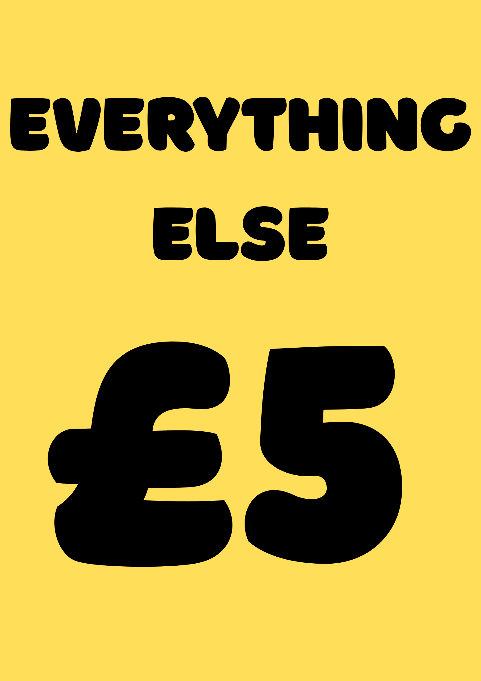 EVERYTHING £5 MISCELLANEOUS